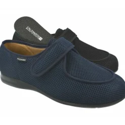 Zapatilla Velcro De Calzamedi Con Piso De Caucho En Tejido Elastico Especial Pies Diabéticos Ancho 15