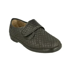 Zapatilla Velcro Del Doctor Cutillas En Pano Pespunteado Y Piso Esponjoso De Gran Confort